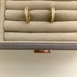 Native Gem CZ Huggies